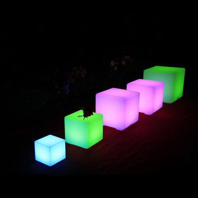 40cm 야외 LED 큐브 라이트 스쿨 재충전 가능한 무선 이벤트