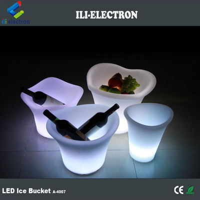 재생 가능한 플라스틱 LED 얼음 버킷 방수 무선 휴대용 야외