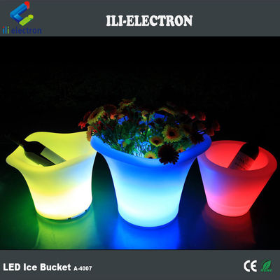 재생 가능한 플라스틱 LED 얼음 버킷 방수 무선 휴대용 야외