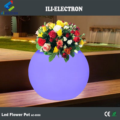 재충전 가능한 플라스틱 LED 꽃 심기