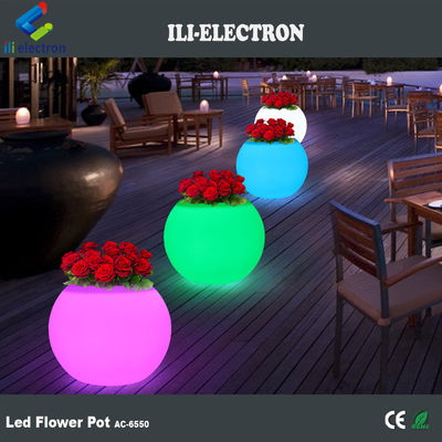 재충전 가능한 플라스틱 LED 꽃 심기
