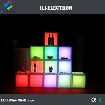 재충전 가능한 방수 플라스틱 LED 정면 얼음 버킷