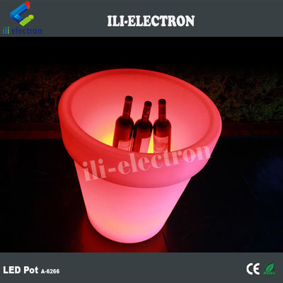 색을 바꾸는 재충전 가능한 LED 바즈 플랜터 터치 제어