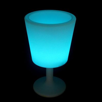 무선 제어 빛나는 플라스틱 LED 얼음 버킷