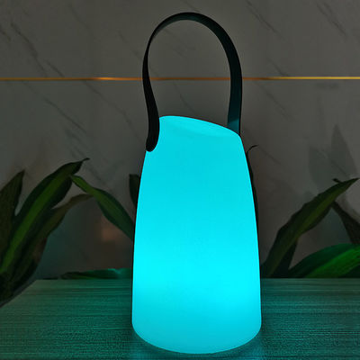 플라스틱 휴대용 LED 램프 정원용 무선 원격 제어