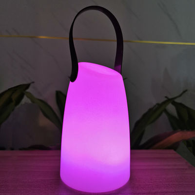 플라스틱 휴대용 LED 램프 정원용 무선 원격 제어