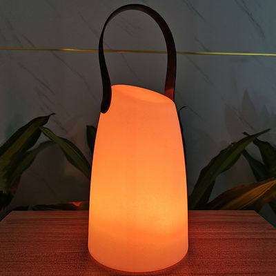 플라스틱 휴대용 LED 램프 정원용 무선 원격 제어