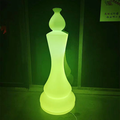 재충전 가능한 플라스틱 LED 체스 모양 정원 조명 AC 85-265V