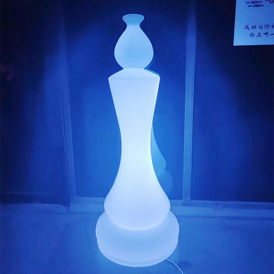 재충전 가능한 플라스틱 LED 체스 모양 정원 조명 AC 85-265V