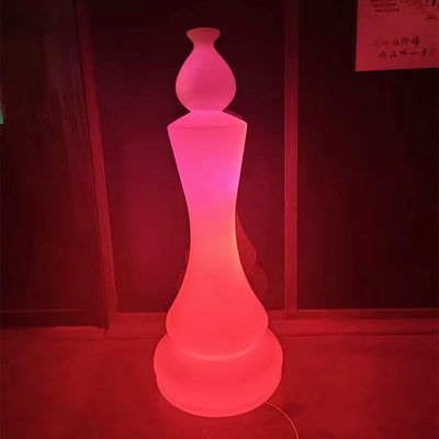 재충전 가능한 플라스틱 LED 체스 모양 정원 조명 AC 85-265V