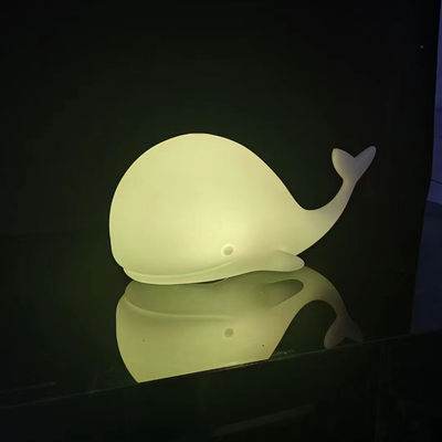 재충전 가능한 고래 LED 야간 조명 램프 아기 침대 옆 침실