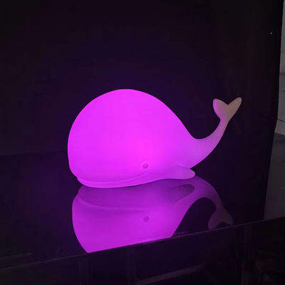 재충전 가능한 고래 LED 야간 조명 램프 아기 침대 옆 침실