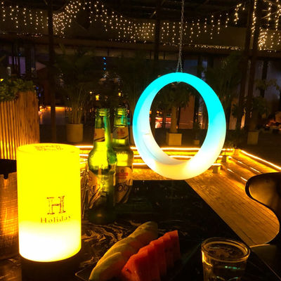 patio decor 의자 LED 스윙 LED 링 라이트
