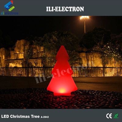 플라스틱 LED 야외 빛 빛 나무 모양 크리스마스 장식