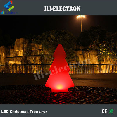 야외 LED 빛 크리스마스 트리 모양의 빛 휴가