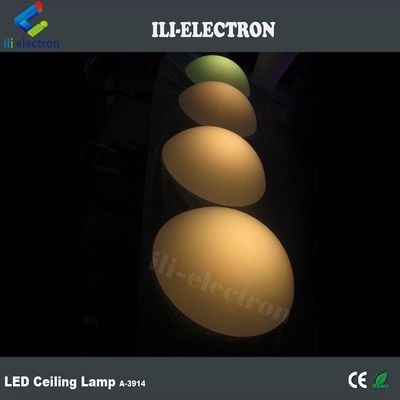 PE 플라스틱 LED 반구 빛 재충전 크리스마스 장식