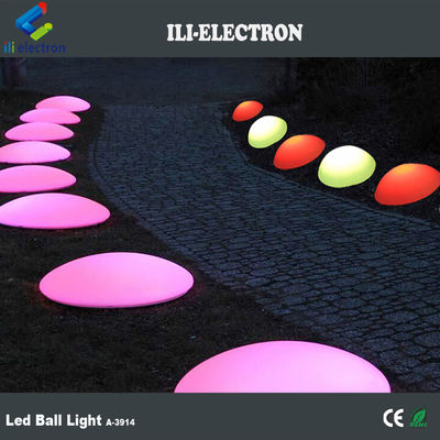 PE 플라스틱 LED 반구 빛 재충전 크리스마스 장식