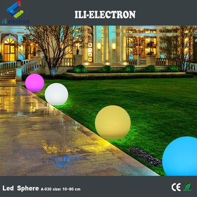 방수 플라스틱 LED 빛 공 사용자 정의 색상