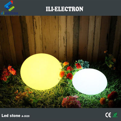 16 색을 바꾸는 플라스틱 LED 광택 바위