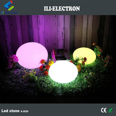 16 색을 바꾸는 플라스틱 LED 광택 바위