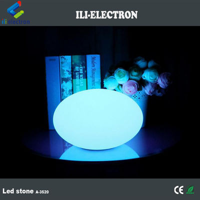 16 색을 바꾸는 플라스틱 LED 광택 바위