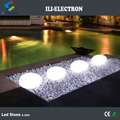 16 색을 바꾸는 플라스틱 LED 광택 바위
