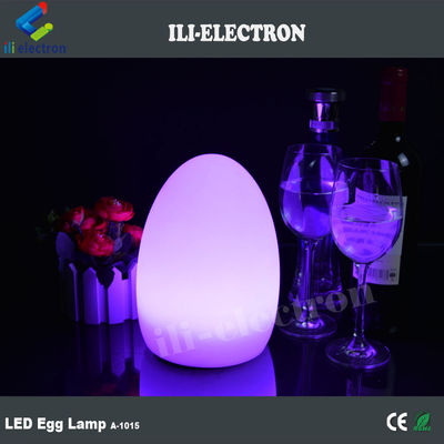 USB 충전 플라스틱 달걀 모양 LED 조명 무선 재충전 리?? 배터리