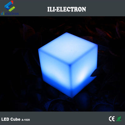 원격 제어 방수 다채로운 플라스틱 LED 큐브 빛