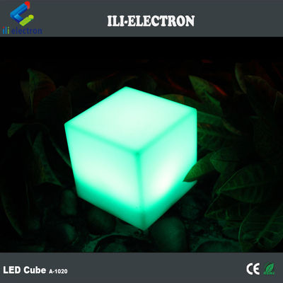 원격 제어 방수 다채로운 플라스틱 LED 큐브 빛