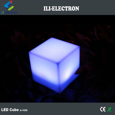 원격 제어 방수 다채로운 플라스틱 LED 큐브 빛