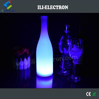 빛나는 플라스틱 LED 병 모양 램프