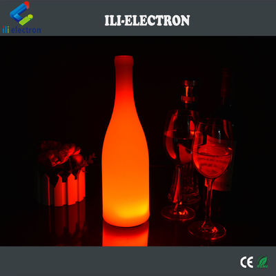 빛나는 플라스틱 LED 병 모양 램프