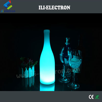 빛나는 플라스틱 LED 병 모양 램프