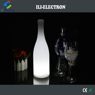 빛나는 플라스틱 LED 병 모양 램프