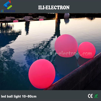 PE 플라스틱 재충전 가능한 LED 떠있는 공