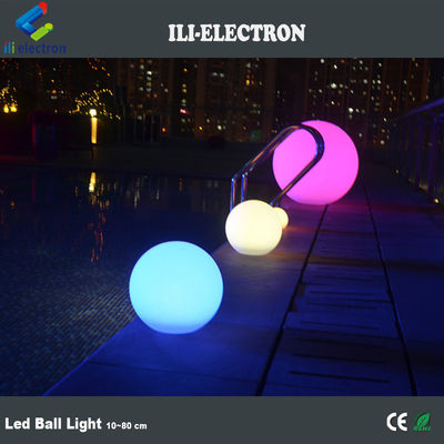 PE 플라스틱 다채로운 야외 매달린 LED 빛 공