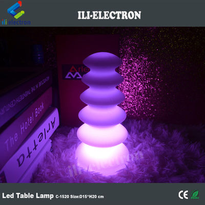 16 색상 변경 플라스틱 LED 테이블 램프