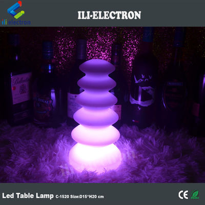 16 색상 변경 플라스틱 LED 테이블 램프