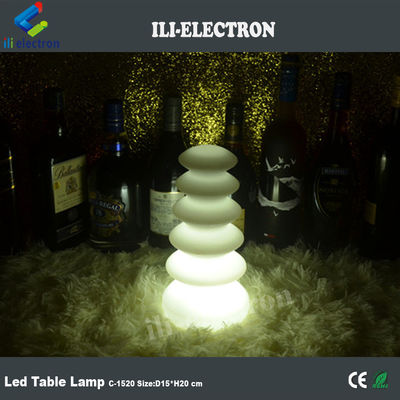 16 색상 변경 플라스틱 LED 테이블 램프