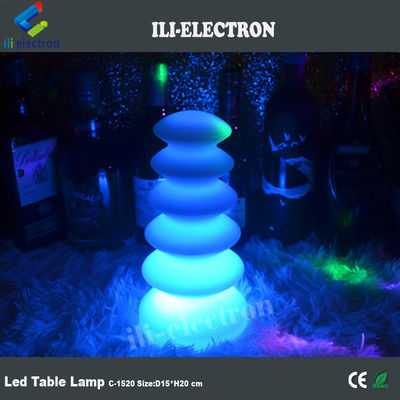 16 색상 변경 플라스틱 LED 테이블 램프
