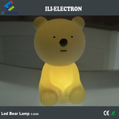 색을 바꾸는 재충전 가능한 플라스틱 테이블 귀여운 LED 곰 램프