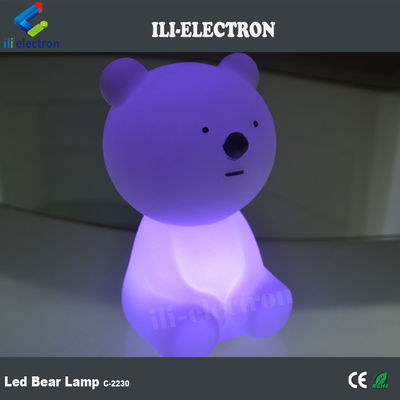 만화 곰 재충전 LED 테이블 램프