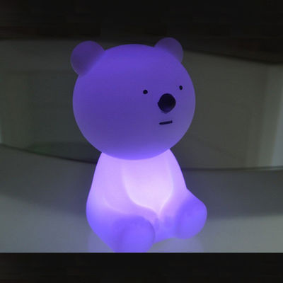 플라스틱 곰 동물 모양 LED 테이블 램프