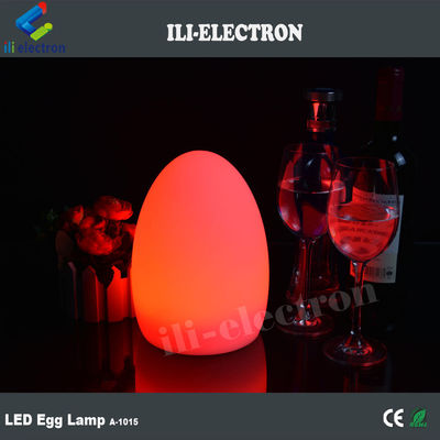 현대 고급 LED 배터리 달걀 모양 테이블 램프