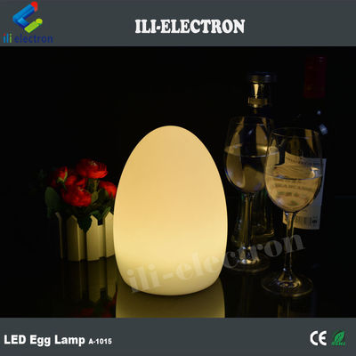 달걀 모양의 플라스틱 LED 테이블 램프