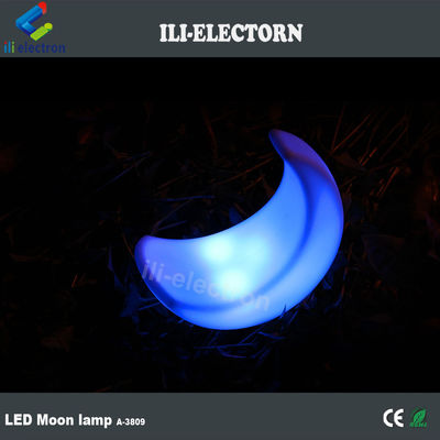 빛나는 달 모양의 LED 테이블 램프