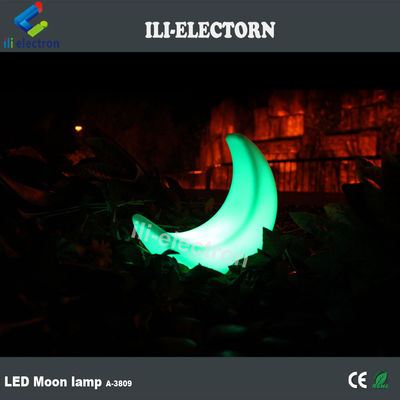 빛나는 달 모양의 LED 테이블 램프