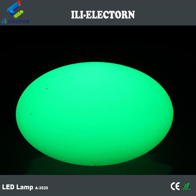 반짝이는 환상적인 플라스틱 재충전 가능한 LED 타원형 장식 볼 바 가구