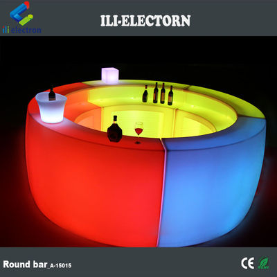 CE / ROHS 인증서 색을 바꾸는 플라스틱 조명 휴대용 LED 둥근 바