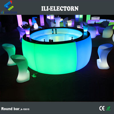 CE / ROHS 인증서 색을 바꾸는 플라스틱 조명 휴대용 LED 둥근 바